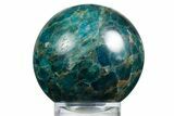 Bright Blue Apatite Sphere - Madagascar #334070-1